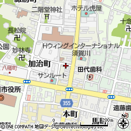 有限会社堀江屋呉服店周辺の地図