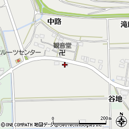 福島県須賀川市浜尾芳池周辺の地図