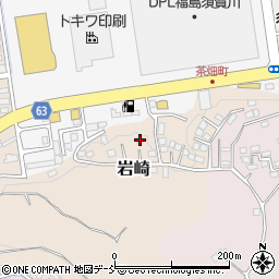 福島県須賀川市岩崎102周辺の地図