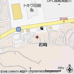 福島県須賀川市岩崎92周辺の地図