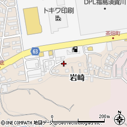 福島県須賀川市岩崎91周辺の地図