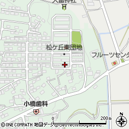 福島県須賀川市和田中地西周辺の地図