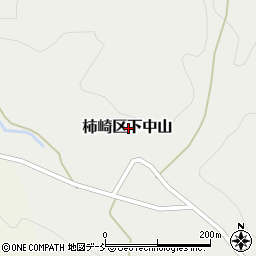 新潟県上越市柿崎区下中山周辺の地図