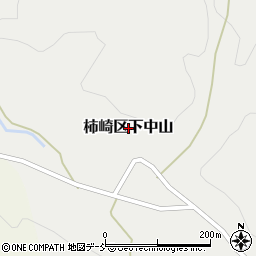 新潟県上越市柿崎区下中山周辺の地図