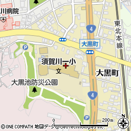 須賀川市立第一小学校周辺の地図