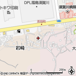 福島県須賀川市岩崎159周辺の地図