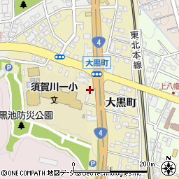 福島県須賀川市大黒町84周辺の地図