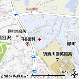 福島県須賀川市緑町47周辺の地図