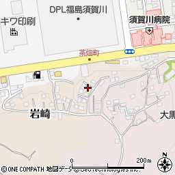 福島県須賀川市岩崎172周辺の地図