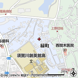 福島県須賀川市緑町81-4周辺の地図