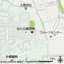 市営松ケ丘東団地７８－２号棟周辺の地図