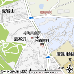 福島県須賀川市栗谷沢28周辺の地図