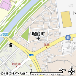 福島県須賀川市西川堀底周辺の地図