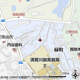 福島県須賀川市緑町52-8周辺の地図