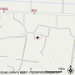 福島県須賀川市北横田黒沢周辺の地図