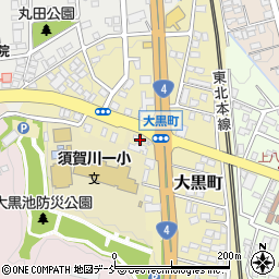 福島県須賀川市大黒町201周辺の地図