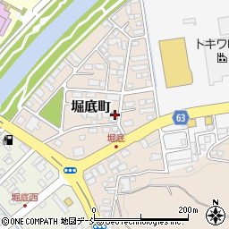 福島県須賀川市堀底町周辺の地図