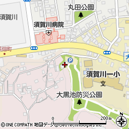福島県須賀川市大黒町151-3周辺の地図