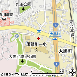福島県須賀川市大黒町209周辺の地図