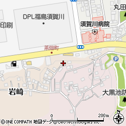 福島県須賀川市岩崎184周辺の地図