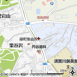 福島県須賀川市緑町2周辺の地図