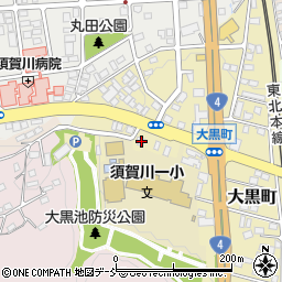 福島県須賀川市大黒町211周辺の地図