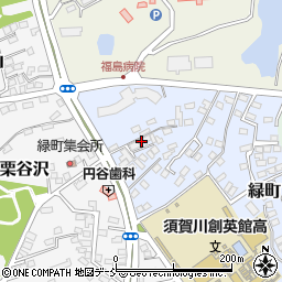 福島県須賀川市緑町29周辺の地図