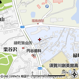 福島県須賀川市緑町8周辺の地図