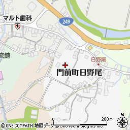 石川県輪島市門前町日野尾ロ周辺の地図