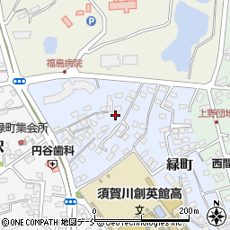 福島県須賀川市緑町59-6周辺の地図