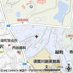 福島県須賀川市緑町59周辺の地図