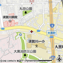 福島県須賀川市大黒町216周辺の地図