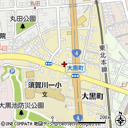 福島県須賀川市大黒町268周辺の地図
