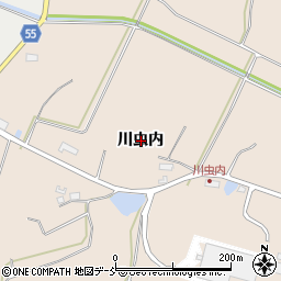 福島県須賀川市大久保（川虫内）周辺の地図