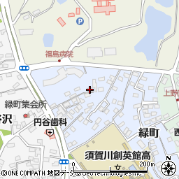 福島県須賀川市緑町59-2周辺の地図