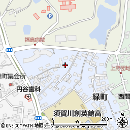 福島県須賀川市緑町62周辺の地図