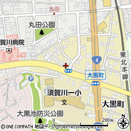 福島県須賀川市大黒町226周辺の地図