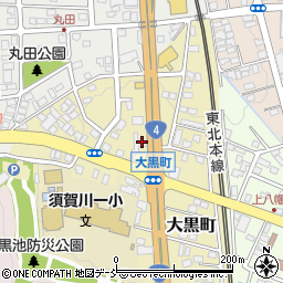 ａｐｏｌｌｏｓｔａｔｉｏｎ須賀川大黒町ＳＳ周辺の地図