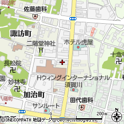 東邦銀行須賀川西支店周辺の地図