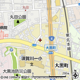 福島県須賀川市大黒町274周辺の地図
