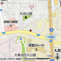 福島県須賀川市大黒町232周辺の地図