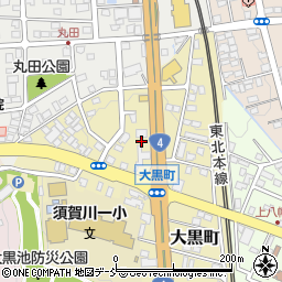 福島県須賀川市大黒町285周辺の地図