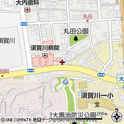 福島県須賀川市丸田町15周辺の地図