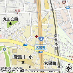 福島県須賀川市大黒町284周辺の地図