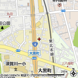 福島県須賀川市大黒町26周辺の地図