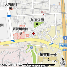 福島県須賀川市丸田町98周辺の地図