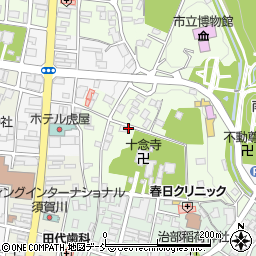 福島県須賀川市池上町周辺の地図