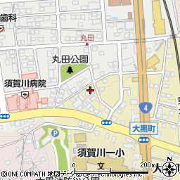 福島県須賀川市大黒町243周辺の地図