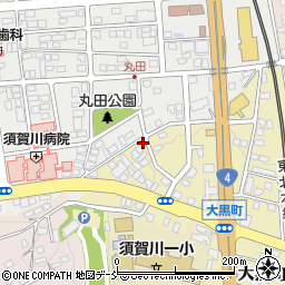 福島県須賀川市大黒町244周辺の地図