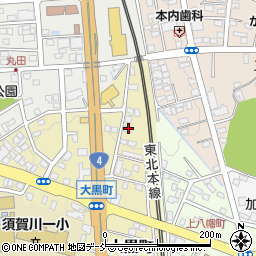 福島県須賀川市大黒町8周辺の地図